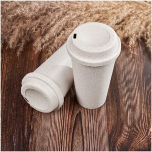 Alternative view of Okiyo Katagi Wheat Straw Double-Wall Tumbler – 450ml
