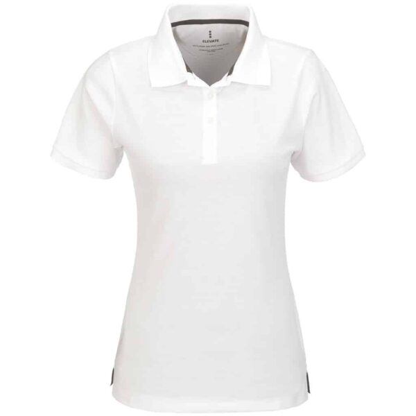 Ladies Calgary Golf Shirt – White — Ladies Calgary Golf Shirt – White