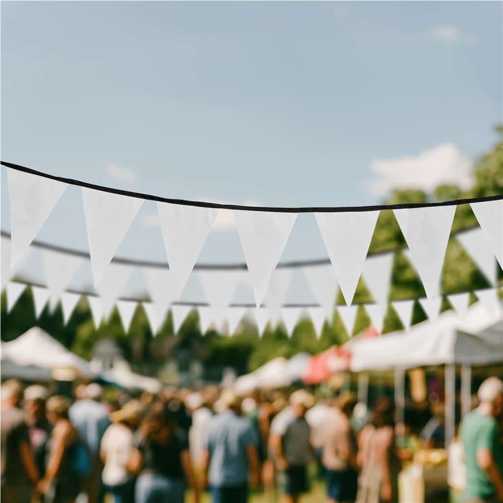 Sublimated Single-Sided Polyester Triangle Bunting 10m - Image 3
