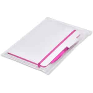 Olson Notebook & Pen Set - Pink - Image 5