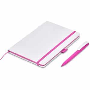 Olson Notebook & Pen Set - Pink - Image 2