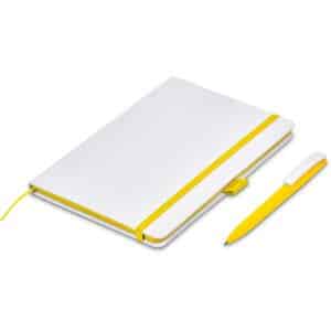 Olson Notebook & Pen Set - Yellow - Image 2