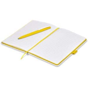 Olson Notebook & Pen Set - Yellow - Image 4