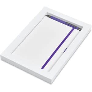 Duncan Notebook & Pen Set - Purple - Image 2