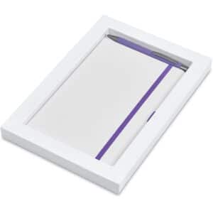 Duncan Notebook & Pen Set - Purple - Image 4