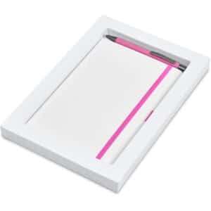 Duncan Notebook & Pen Set - Pink - Image 2