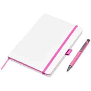 Duncan Notebook & Pen Set - Pink - Image 4
