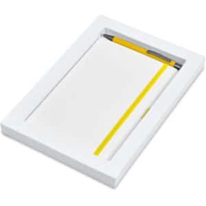 Duncan Notebook & Pen Set - Yellow - Image 2