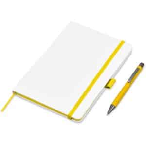 Duncan Notebook & Pen Set - Yellow - Image 5