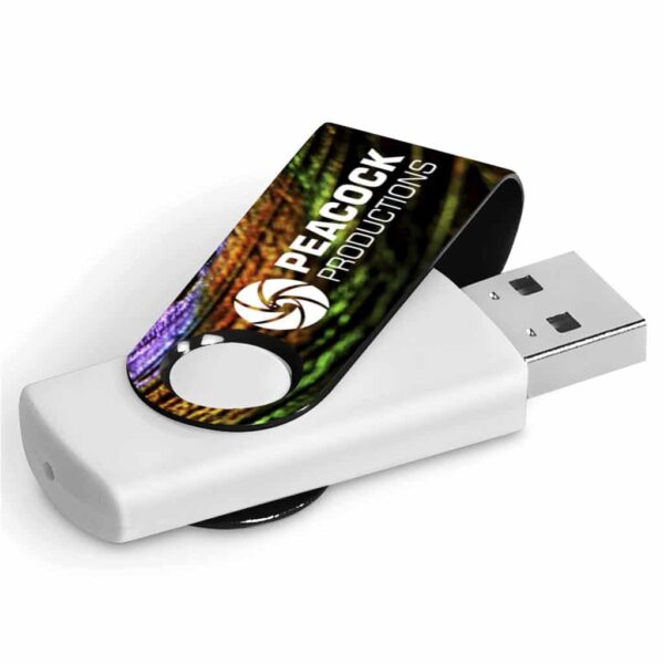 Axis Gyro White Flash Drive – 32GB — Axis Gyro White Flash Drive – 32GB