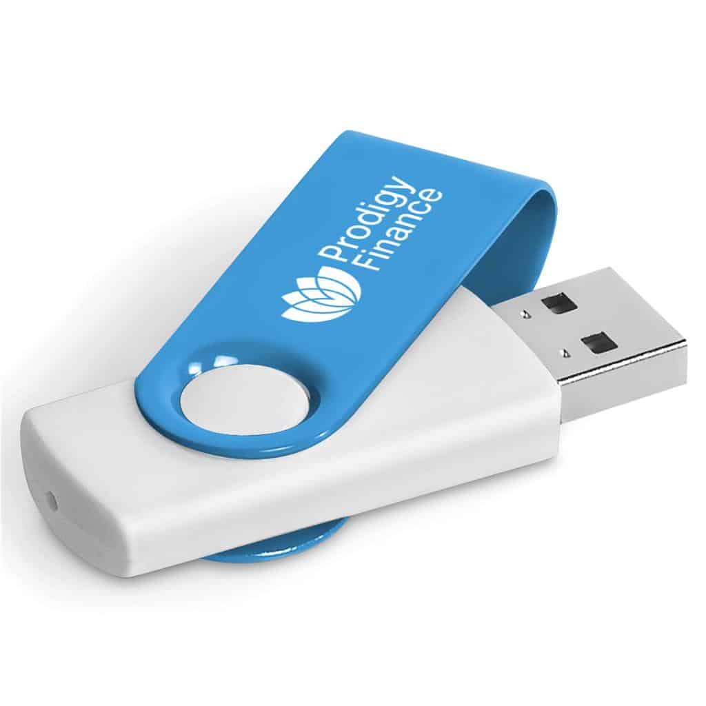 Axis Gyro White Flash Drive - 32GB - Image 6