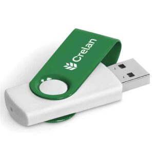 Axis Gyro White Flash Drive - 32GB - Image 7