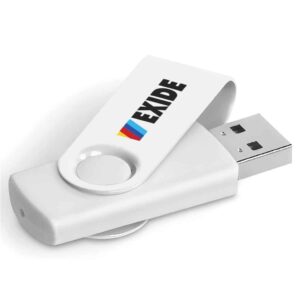 Axis Gyro White Flash Drive - 32GB - Image 14