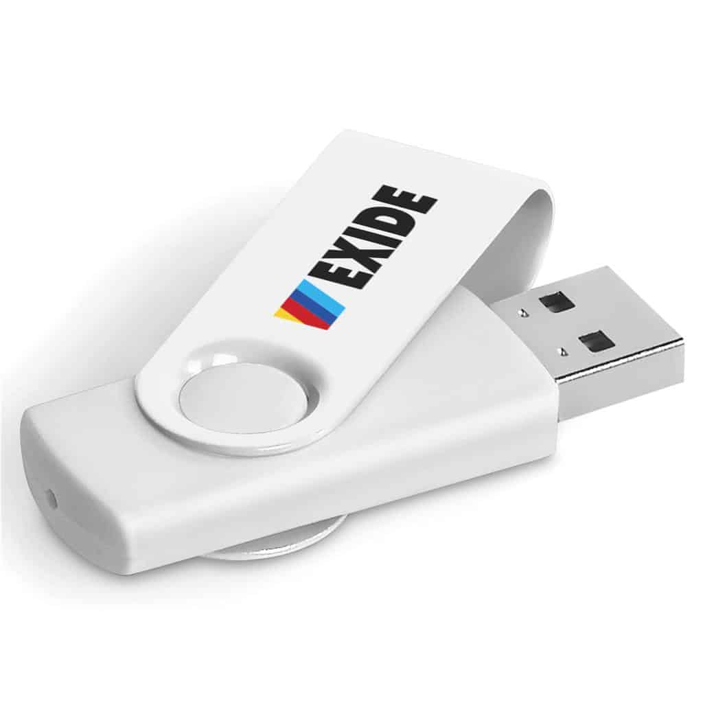 Axis Gyro White Flash Drive - 32GB - Image 14