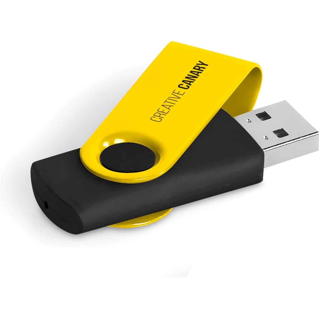 Axis Gyro White Flash Drive - 32GB - Image 16