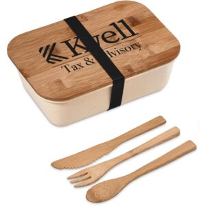Kooshty Natura Plus Bamboo Fibre Lunch Box Set - Image 9