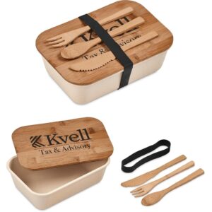 Kooshty Natura Plus Bamboo Fibre Lunch Box Set - Image 7