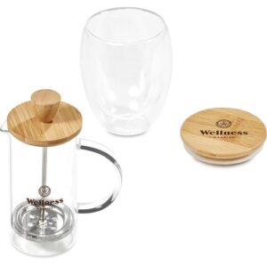 Okiyo Aibo Glass & Bamboo Coffee Set - Image 14