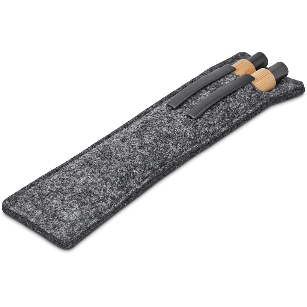 Okiyo Jona Bamboo Ball Pen & Pencil Set - Image 4