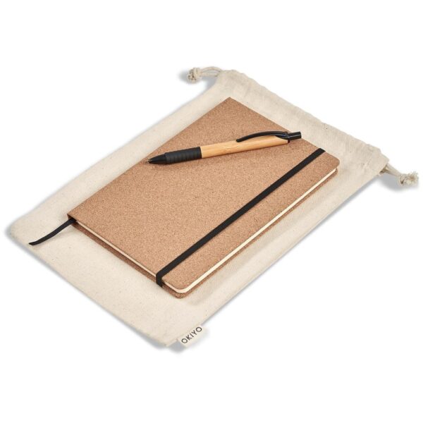 Okiyo Noto Cork & Bamboo Notebook & Pen Set — Okiyo Noto Cork & Bamboo Notebook & Pen Set
