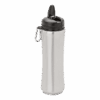 750ml Stainless Steel Bottle with Carabiner — 750ml Stainless Steel Bottle with Carabiner