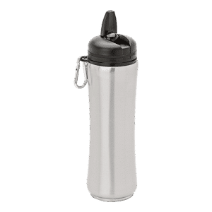 750ml Stainless Steel Bottle with Carabiner — 750ml Stainless Steel Bottle with Carabiner