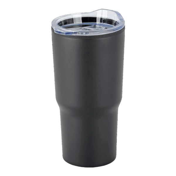 590ml Stainless Steel Mug With Clear Lid — 590ml Stainless Steel Mug With Clear Lid