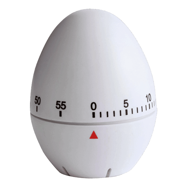 Egg Shaped Plastic Kitchen Timer — Egg Shaped Plastic Kitchen Timer