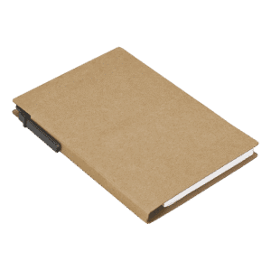 Recycled Notebook with Pen and Flags