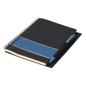Coloured Stripe Notebook with Pen
