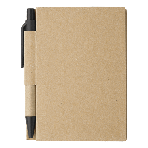 Mini Recycled Notebook and Pen — Mini Recycled Notebook and Pen