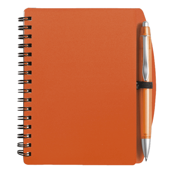 A6 Spiral Notebook and Pen — A6 Spiral Notebook and Pen