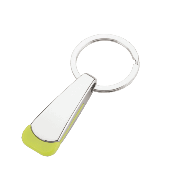 Tear Shaped Chrome Keychain — Tear Shaped Chrome Keychain
