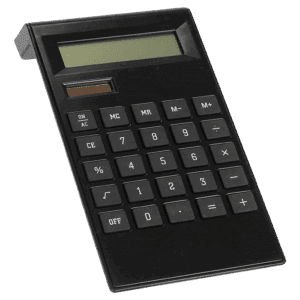 Alternative view of Dual Powered Calculator