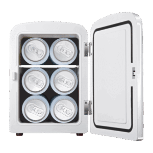 6 Can Mini-Fridge With Built In Bluetooth Speaker — 6 Can Mini-Fridge With Built In Bluetooth Speaker