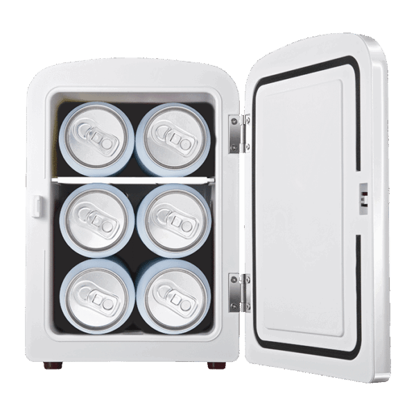 6 Can Mini-Fridge With Built In Bluetooth Speaker — 6 Can Mini-Fridge With Built In Bluetooth Speaker
