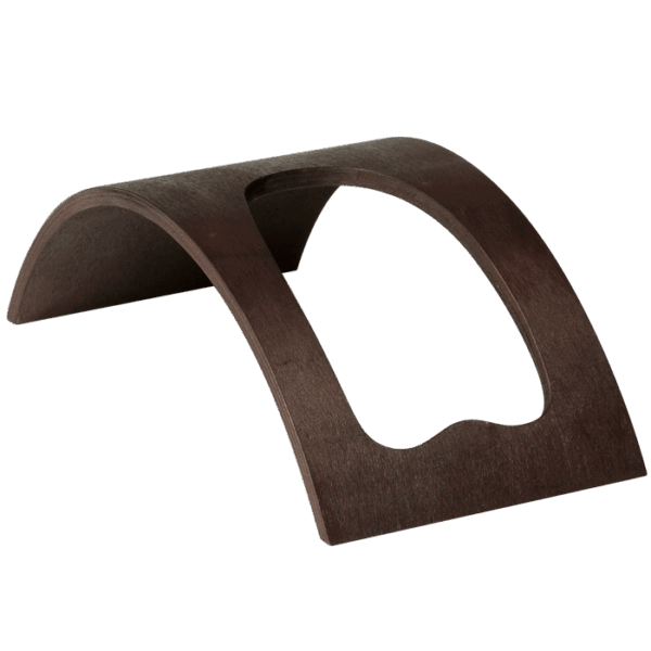 Curved Wooden Wine Bottle Holder — Curved Wooden Wine Bottle Holder