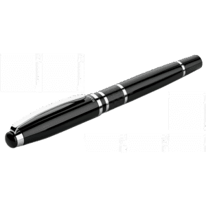 Brass Rollerball Pen with Carbon Fibre Trim