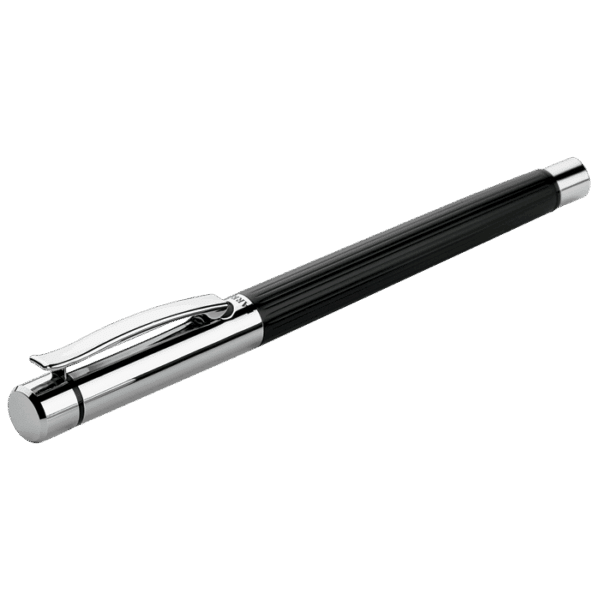 Brass Rollerball Pen with Columned Barrel — Brass Rollerball Pen with Columned Barrel