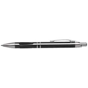 Metal Ergonomic Grip Ballpoint Pen