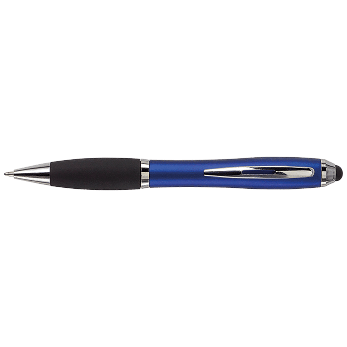 Ballpoint with Rubber Grip and Stylus - Image 7