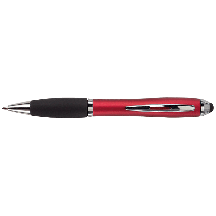Ballpoint with Rubber Grip and Stylus - Image 8