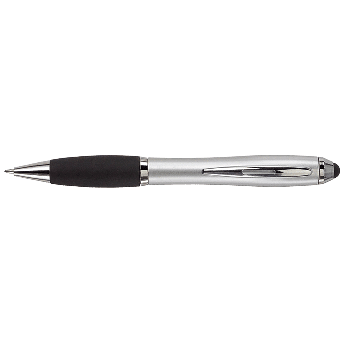 Ballpoint with Rubber Grip and Stylus - Image 5