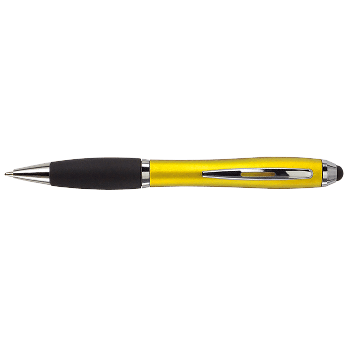Ballpoint with Rubber Grip and Stylus - Image 6