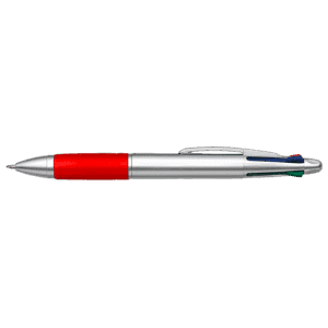 Alternative view of 4 Colour Ballpoint Pen with Rubber Grip