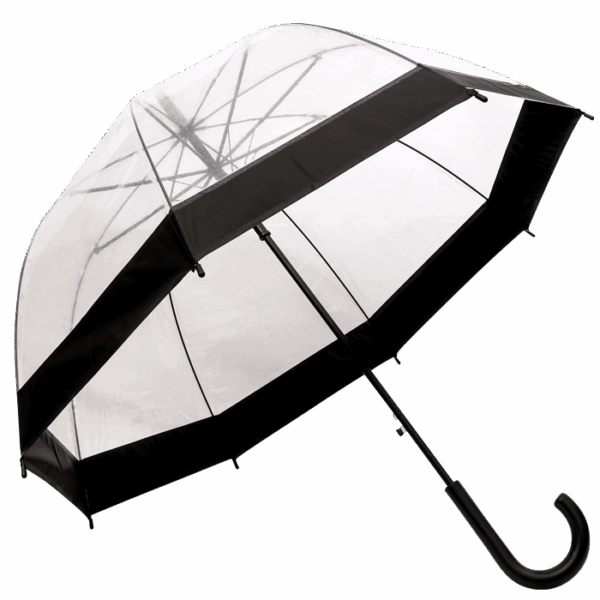 Dome Shaped Clear Umbrella