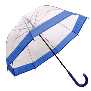 Alternative view of Dome Shaped Clear Umbrella