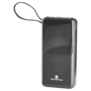 20000mAh power bank with built in cables — 20000mAh power bank with built in cables