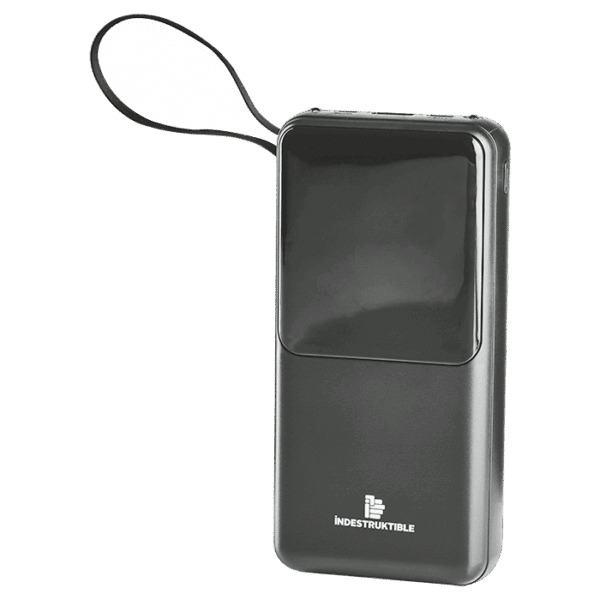 20000mAh power bank with built in cables — 20000mAh power bank with built in cables