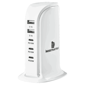 IND 5 Port P.D + USB Gan Charger